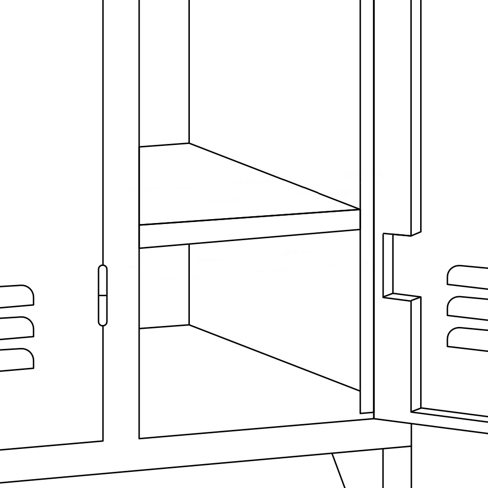 Dodatni komplet polic, SHELF KIT / PR 2